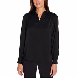 NEW Banana Republic Satin Blouse | Black